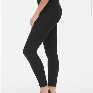 Black high rise leggings
